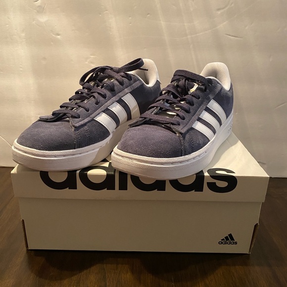 Adidas Grand Court Alpha Blue Casual Sneakers - Picture 3 of 10
